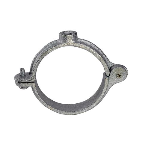 The Plumber S Choice 1 1 2 In Hinged Split Ring Pipe Hanger In