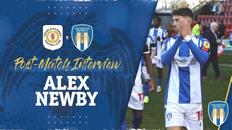 Interview Alex Newby Post Crewe Youtube