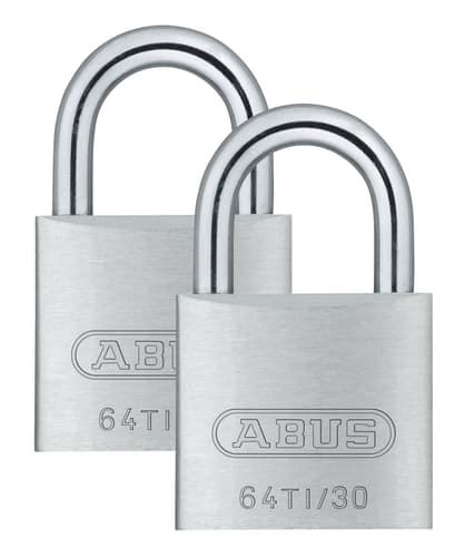 Abus 64TI 30 Twins TITALIUM Hangschloss Hangschloss Kaufen Bei Do It