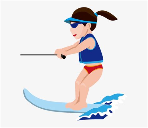 Water Skiing Sport Clip Art Water Skiing Clipart Transparent PNG