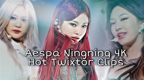 Aespa Ningning Hot 4K 2K Twixtor Clips Aespa Ningning YouTube