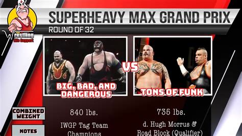 Big Van Vader Bam Bam Bigelow Vs Tons Of Funk Super Heavy Max Tag