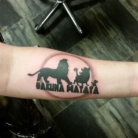 35 Inspiring Hakuna Matata Symbol Tattoos Its Meaning A Life