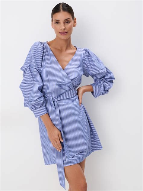 Rochie Mini Cu Dungi Culoare Bleu MOHITO 912CO 05P