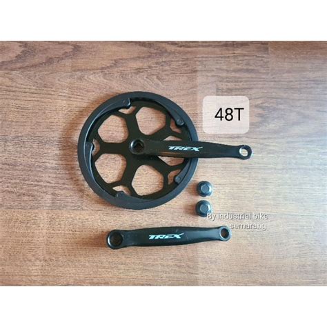 Jual Crank Trex T Rotel Sepeda Single T Gir Gear Tengah Sepeda