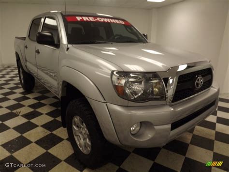 Silver Streak Mica Toyota Tacoma V Trd Prerunner Double Cab