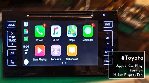 Toyota Hilux Apple CarPlay Integration Bench Test YouTube