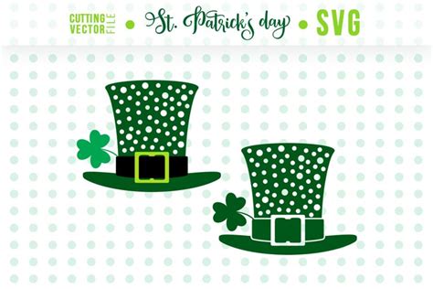 Leprechaun Hats Svg Files For Silhouette And Cricut