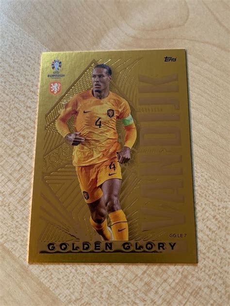 Van Dijk Golden Glory GG LE 7 Topps Euro 2024 Match Attax Kaufen Auf