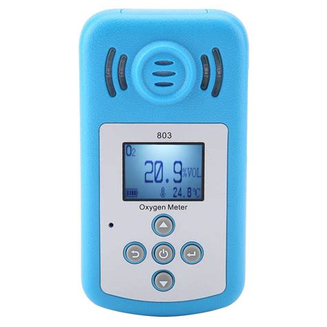 Gas Detector 0 25 VOL Portable Digital Display Oxygen Gas Leak