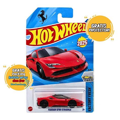 Jual Hot Wheels Hotwheels Lot J Ferrari Sf Stradale Merah