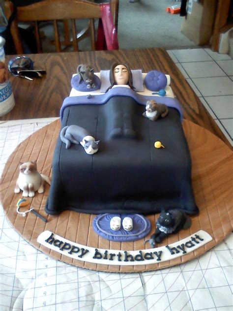 Cat Lady Birthday Cake