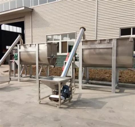 Industrial Powder Feed Chemical Food Spiral Mixer Dry Powder Mixing