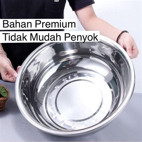 Jual Baskom Stainless Tebal Shopee Indonesia