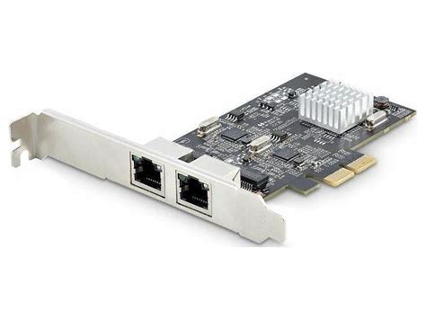 2 Port 2 5GBase T Ethernet Network Adapter Card PCIe 2 0 X2 PCI