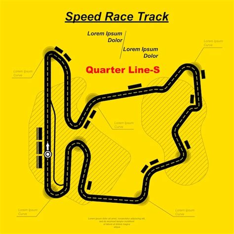 Premium Vector | Mountain rally drive circuit