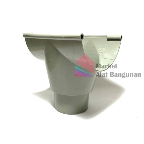 Corong Talang Air Setengah Lingkaran Pvc Corong Talang Setengah