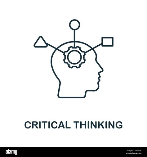 Critical Thinking Icon From Personality Collection Simple Line