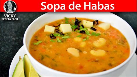 Top 49 Imagen Vicky Receta Facil Sopa De Habas Abzlocal Mx