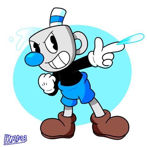 Cuphead Mugman The Man By Walu Sushi On Deviantart