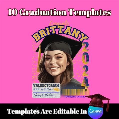 Graduation Template Graduation Design Class Of 2024 Graduation