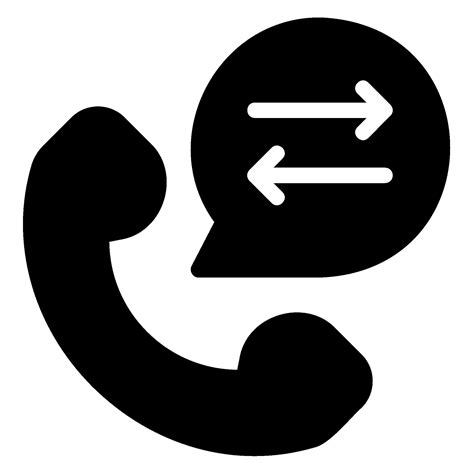 Phone Call Glyph Icon 27469452 Vector Art At Vecteezy