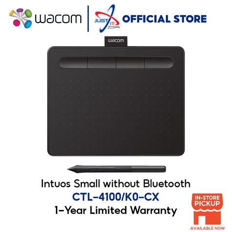 Wacom Intuos Small Without Bluetooth Creative Pen Table Black Ctl