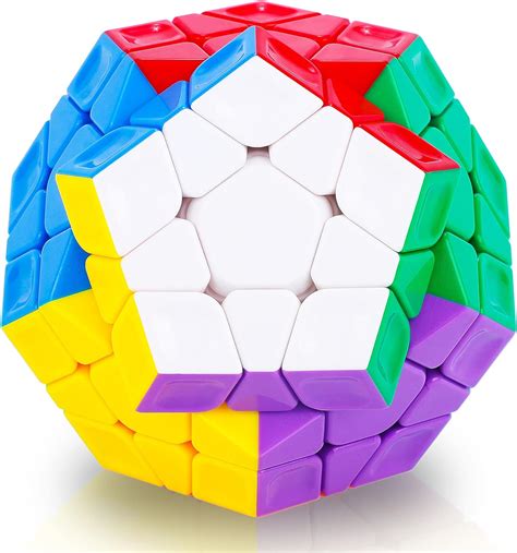 Coolzon Speed Cube Megaminx Stickerless Smooth Magic Cube Dodecahedron