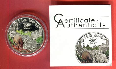 Cook Islands 2 Dollar Silbermünze 1 2 oz 2014 World of Hunting Wild