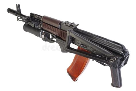 Kalashnikov Ak With Gp Grenade Launcher Stock Image Image Of