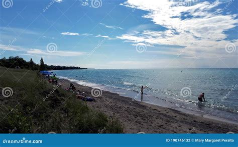 Beach Time in Kincardine, Ontario Stock Photo - Image of attractive ...