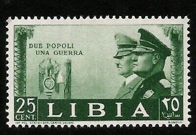 Wwii Axis Powers Hitler Mussolini Italian Africa Colony Mint Stamp