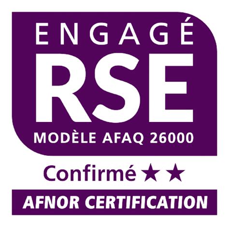 Rector Label Engage RSE Afnor RSE Confirme contour André Sudrie