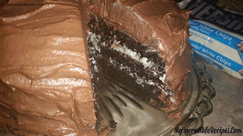 Hersheys Chocolate Cake With Cream Cheese Filling And Chocolate Cream Cheese Buttercream My