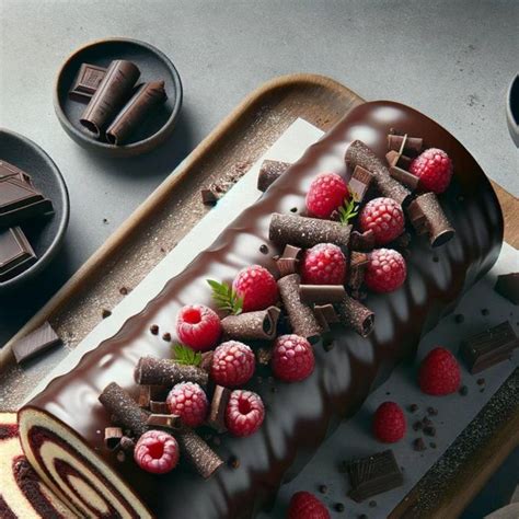 Recette De La B Che De No L Au Chocolat Et La Framboise Mon March