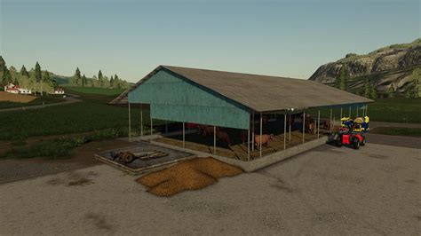 Metal Cows Barn V1 0 0 0 FS19 Farming Simulator 19 Mod FS19 Mod