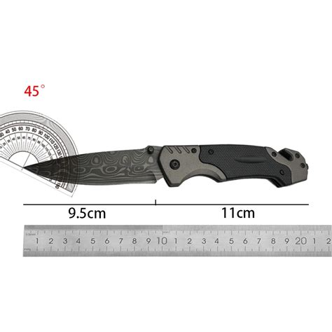 Couteau Pliant Damas Portable Multifonction Edc Test Et Avis