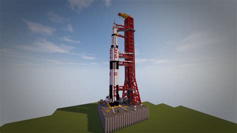 Minecraft Saturn V Rocket Minecraft Map