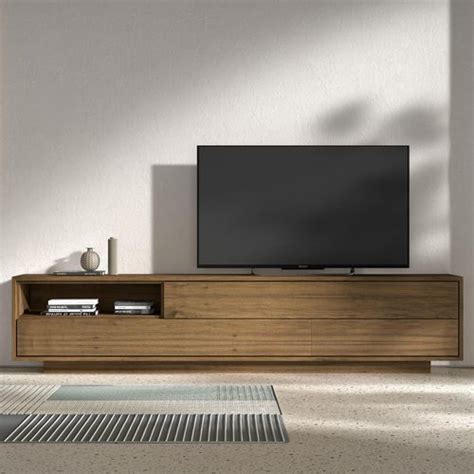 Mobile Porta TV Moderno Odeon Arlex Lowboard In Legno Laccato