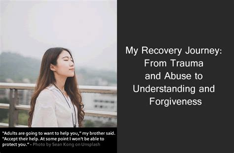 My Recovery Journey From Trauma And Abuse To Understanding And