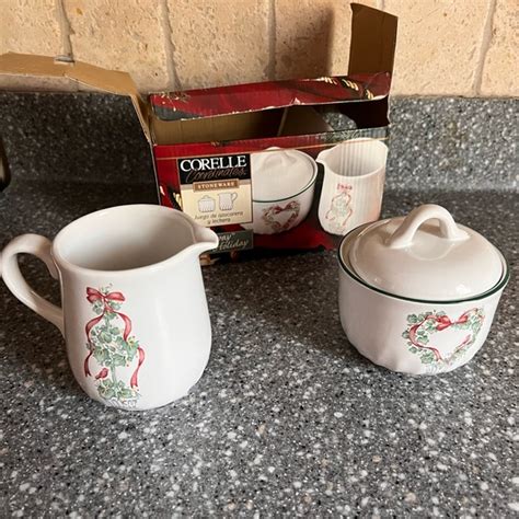 Corelle Dining Corelle Coodinates Callaway Holiday Sugar Creamer