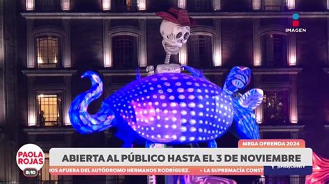 Instalan La Mega Ofrenda De D A De Muertos En El Z Calo De La Cdmx