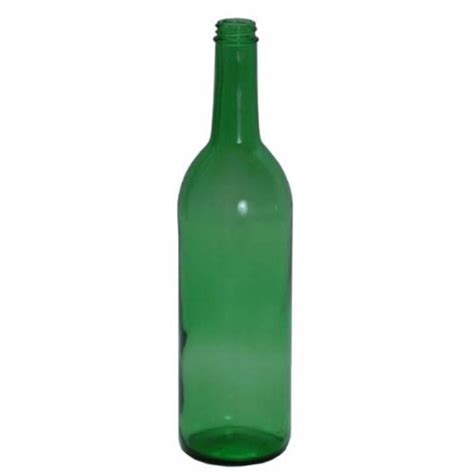 750 Ml Green Glass Claret Bottles Screw Top