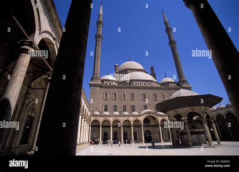 Cairo Mohammed Ali Mosque Stock Photo Alamy