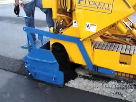 Puckett Equipment Paver In Action Youtube