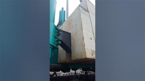 Proses Pemancangan Hidraulic Static Pile Driver Sunward 460ton Youtube