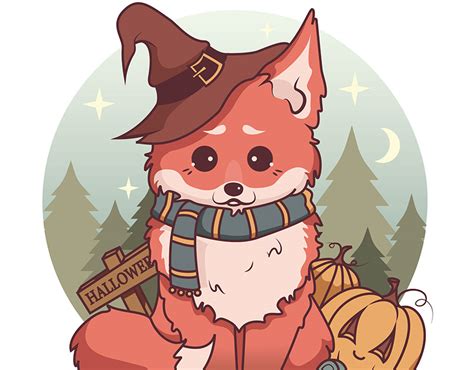 Halloween Fox Behance