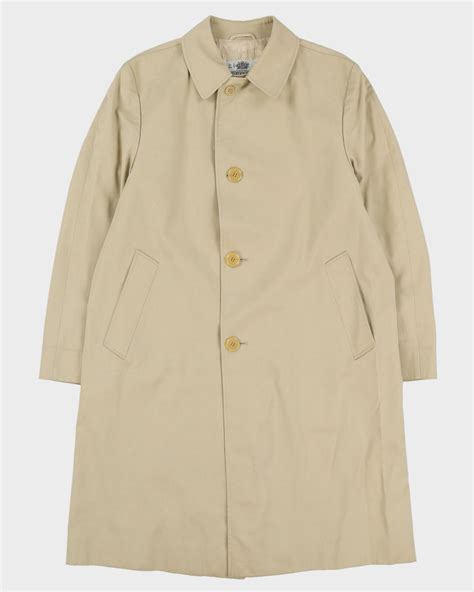 Aquascutum Beige Rain Mac L Rokit