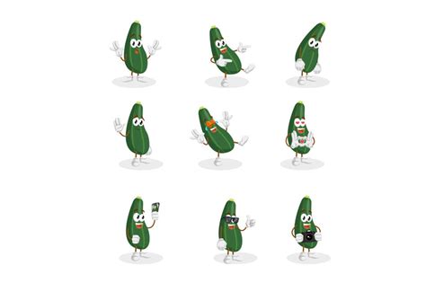 Zuchini Mascot By Nabila Graphic Thehungryjpeg