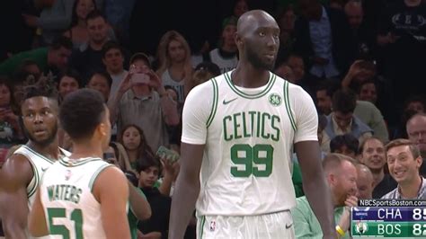 Nba 2019 News Tacko Fall Makes Preseason Debut Boston Celtics News